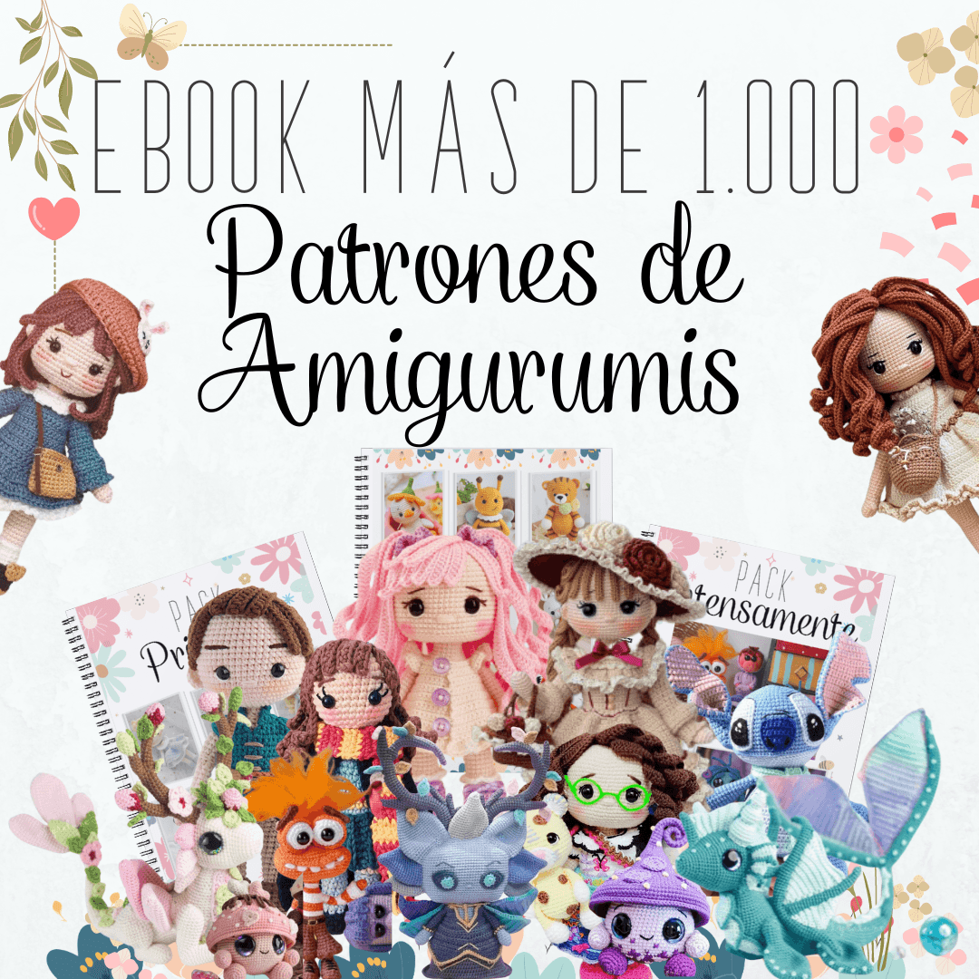 Colección Paso a Paso Amigurumis 1000+ (Plan Base)