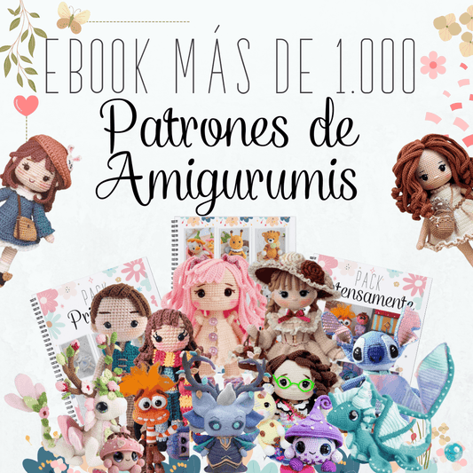 Colección Paso a Paso Amigurumis 1000+ (Plan Premium)