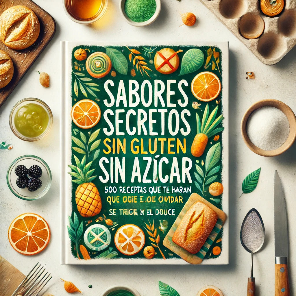 Sabores Secretos Sin Gluten y Sin Azúcar: 500 Recetas que Te Harán Olvidar el Trigo y el Dulce